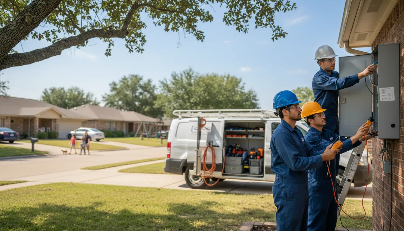Certified electrician providing emergency electrical services in Springboro, PA